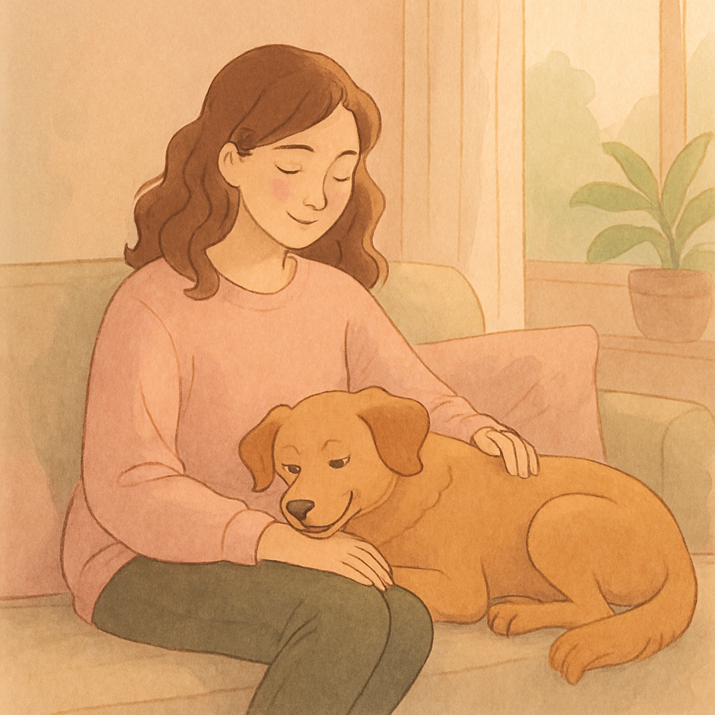 how my dog helped my mental health