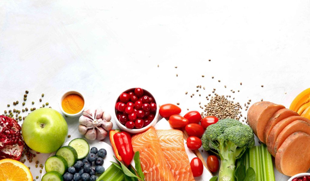 food for healthy and glowing skin