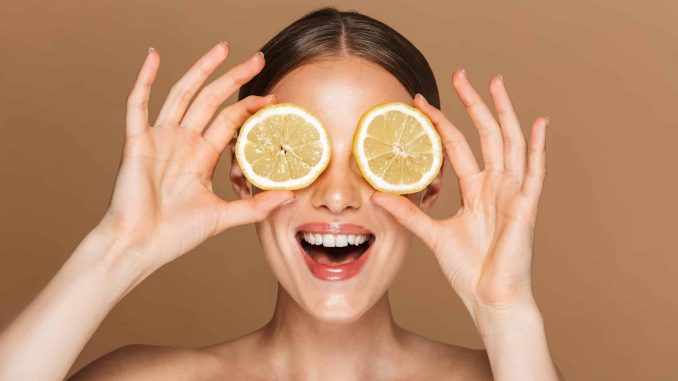 Healthy food for glowing skin